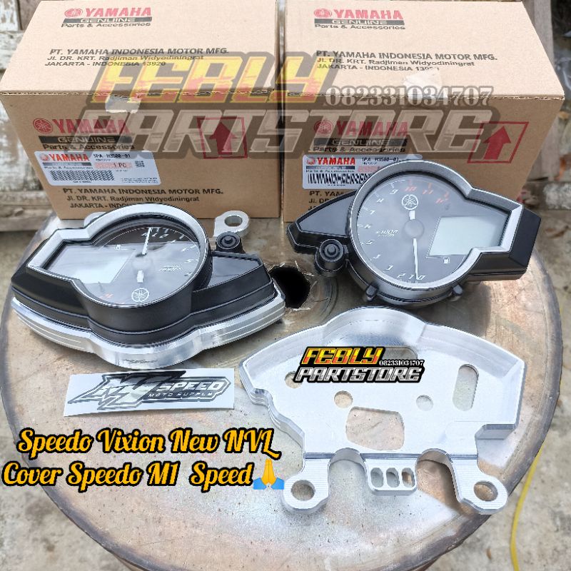 COVER PANGKON BREKET DUDUKAN CNC SPEEDOMETER VIXION NEW NVL COVER CNC SET SPEDO VIXION NEW NVL PANGK