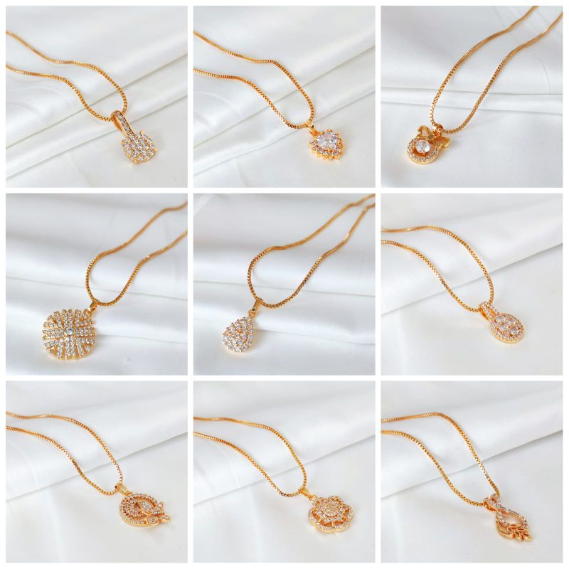 Kalung Motif Love Bahan Xuping Antikarat