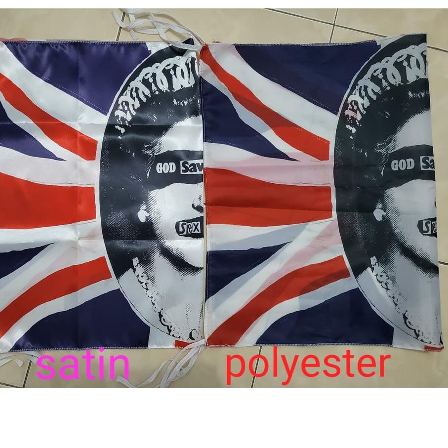 Jual Sablon Bendera Custom Bendera Bahan Kain Textile Asli Satin Dan ...