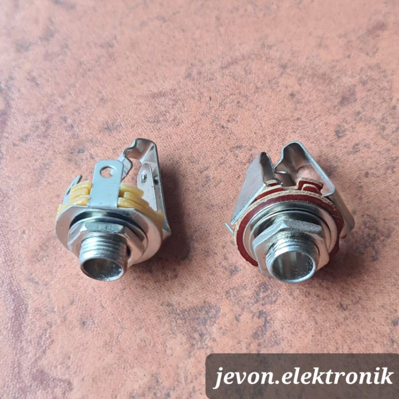 Soket Mic Akai Mono Stereo Kotak PCB Besi Socket