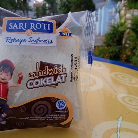 

ノ Sari Roti Sandwich Cokelat ㊓