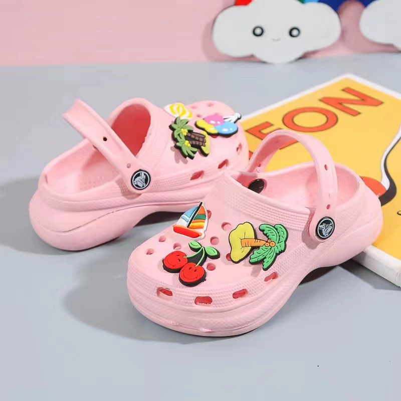 Crocs Kids Classic Clog  Anak /Sandal Crocs Anak-anak  Laki-laki Dan Perempuan /Free Jibbits Pantai