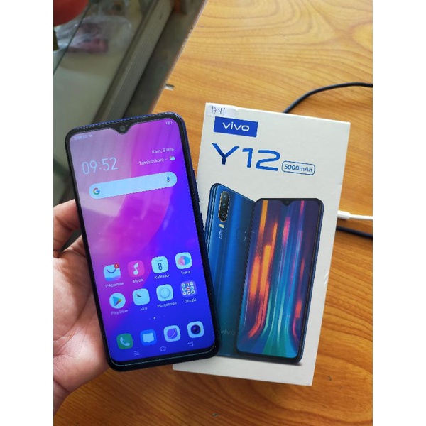 vivo y12 ram 4/64gb fullset second