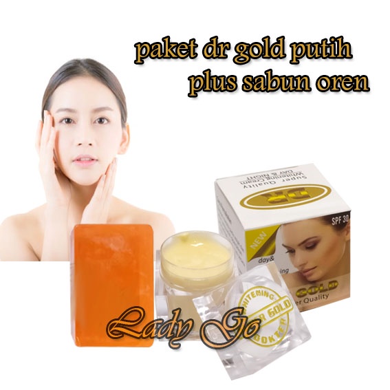 CREAM DR GOLD DUS PUTIH + SABUN CSD OREN BPOM / KRIM PENCERAH WAJAH GLOWING