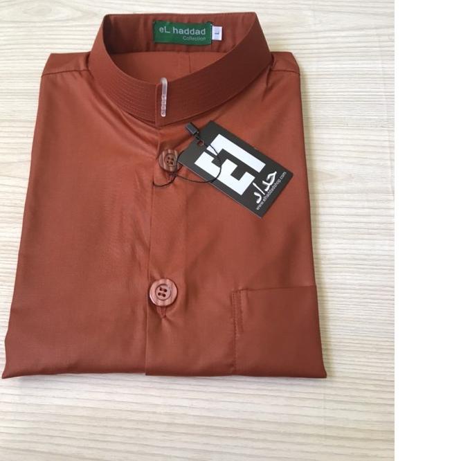 BISA COD ✔️Baju Koko Pria Dewasa Model Ammu haibah merk elhaddad|SQ2