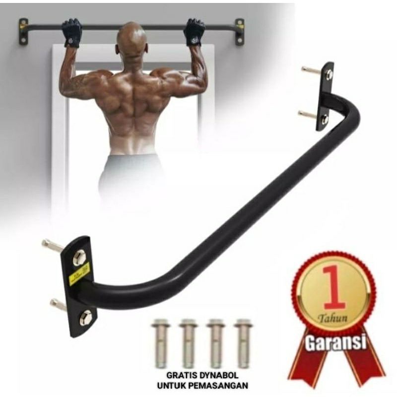 Pull Up Bar Atas Pintu / Dinding Max Beban 150 Kg