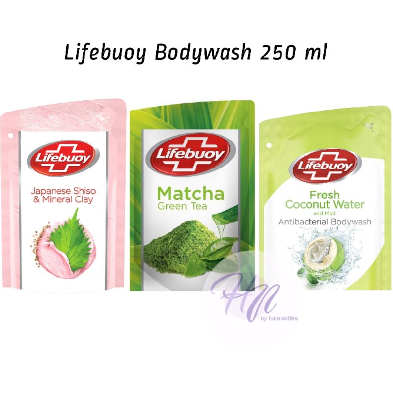 Jual Lifebuoy body wash sabun cair 250 ml shiso japanese/ matcha