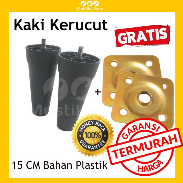 Kaki Kerucut Plastik Sofa 15 Cm