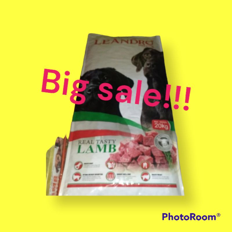 LEANDRO LAMB DOG FOOD 1KG PREMIUM