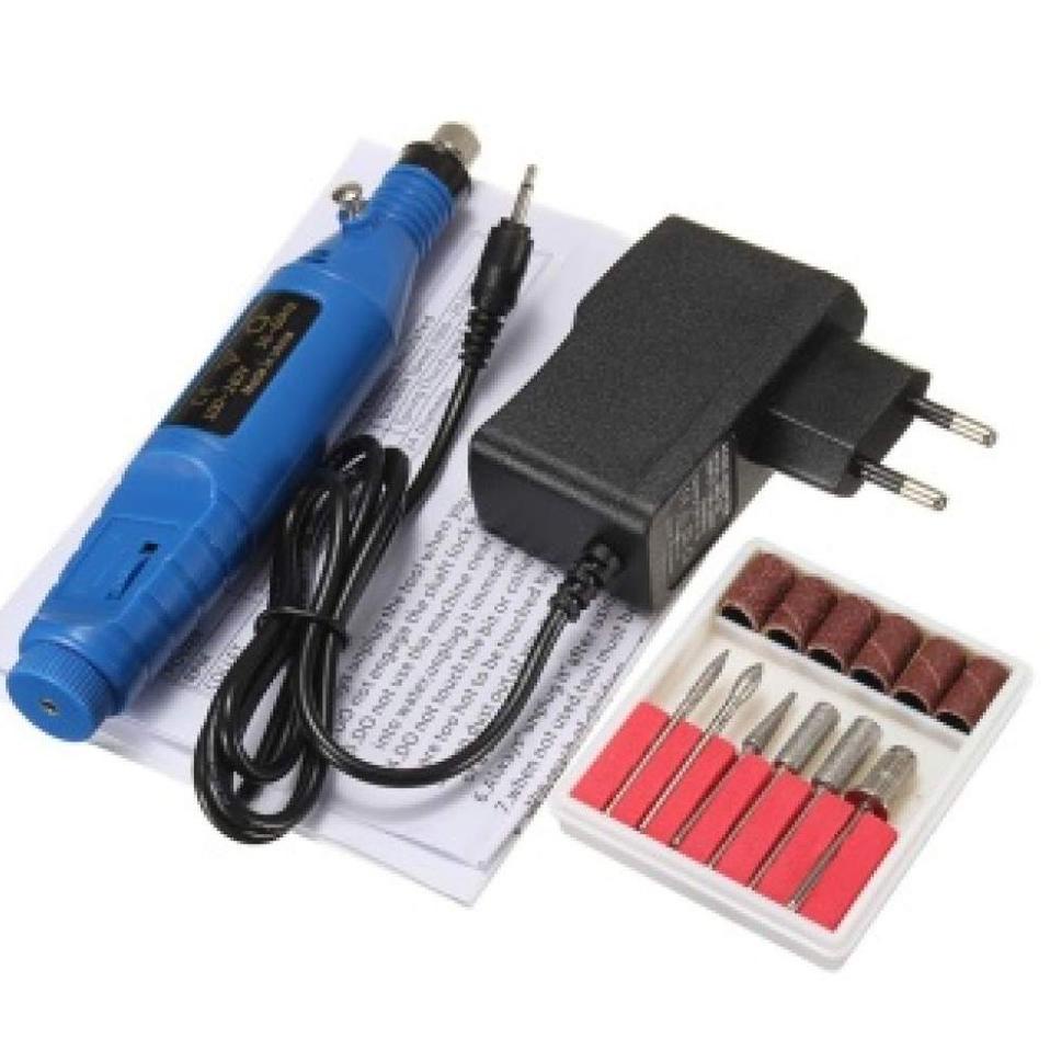 Nail Drill Bor Mini Gerinda Mini Grinder Mini Pen Grafir Manicure Padicure [KEP.21De22ᴿ]