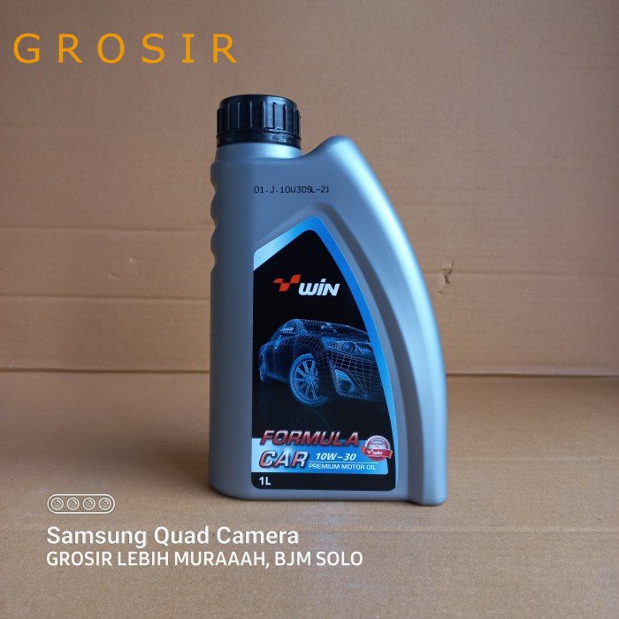 OLI MESIN BENSIN SL 10W-30 1 LITER MERK WIN