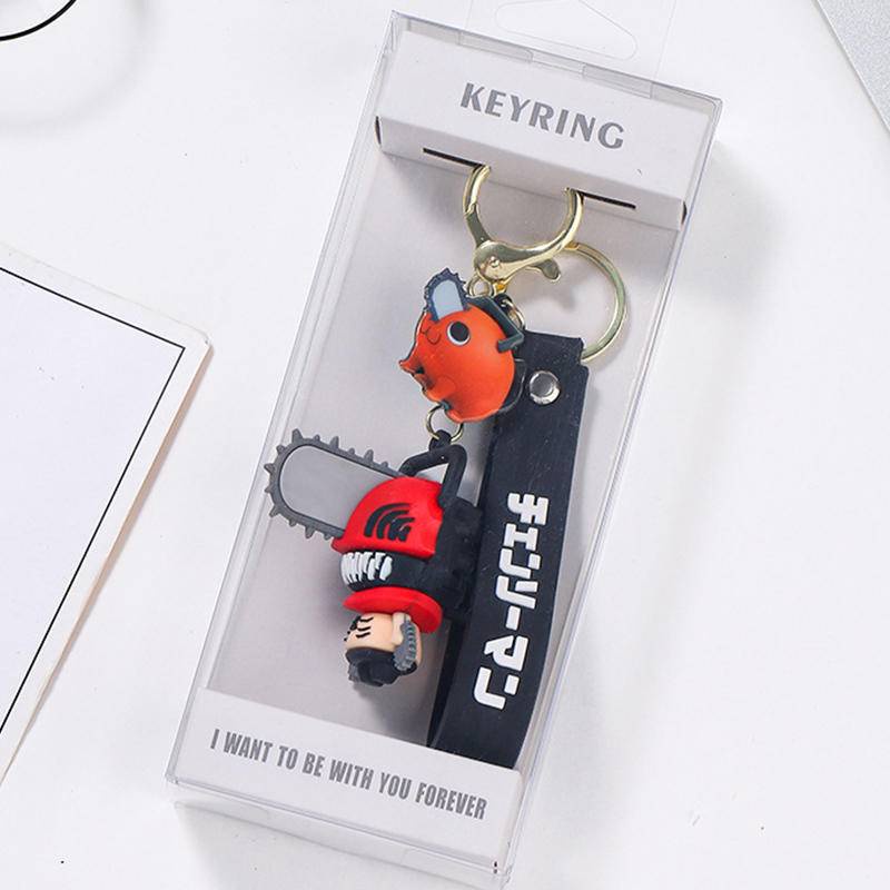 Anime Chainsaw Man Denji Pochita Pendant SPY x Keluarga Anya Forger Gantungan Kunci Holder Gantungan Kunci Gantungan Kunci Mobil Tas Handphone Gantung Perhiasan Anak Hadiah Dalam Stok New Arrival LY