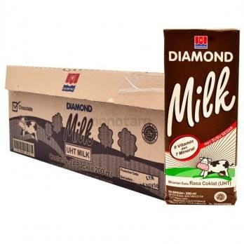

(BISA COD) susu Uht diamond 1 dus isi 12 - Coklat