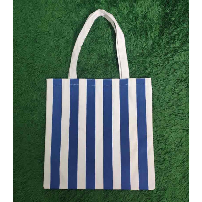 FOREVER 21 Stripped Tas Shoulder Bag Wanita Kanvas Branded
