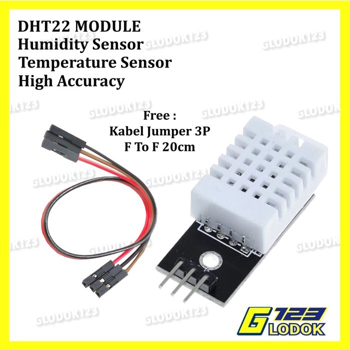 DHT22 AM2302 Temperature Humidity Sensor Suhu Kelembaban Modul Arduino