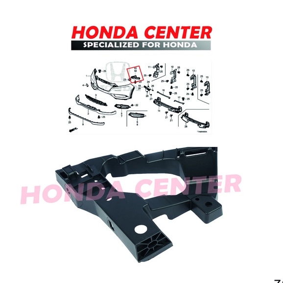 Breket braket bracket lampu headlamp depan kiri kanan beam upper  honda hrv 2015 2016 2017 2018 2019 2020 2021