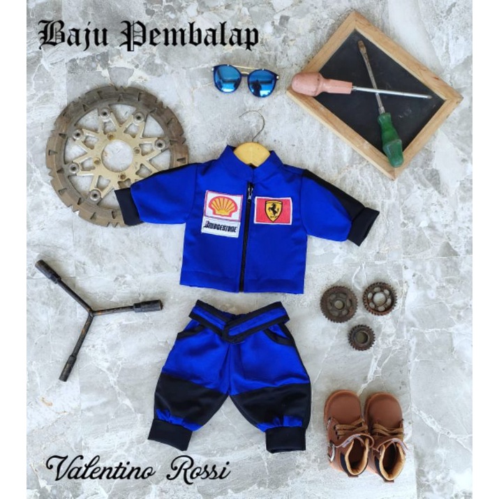 KOSTUM ANAK/KOSTUM PEMBALAP COWOK/BAJU PEMBALAP/BAJU PROFESI/BAJU ANAK UNIK