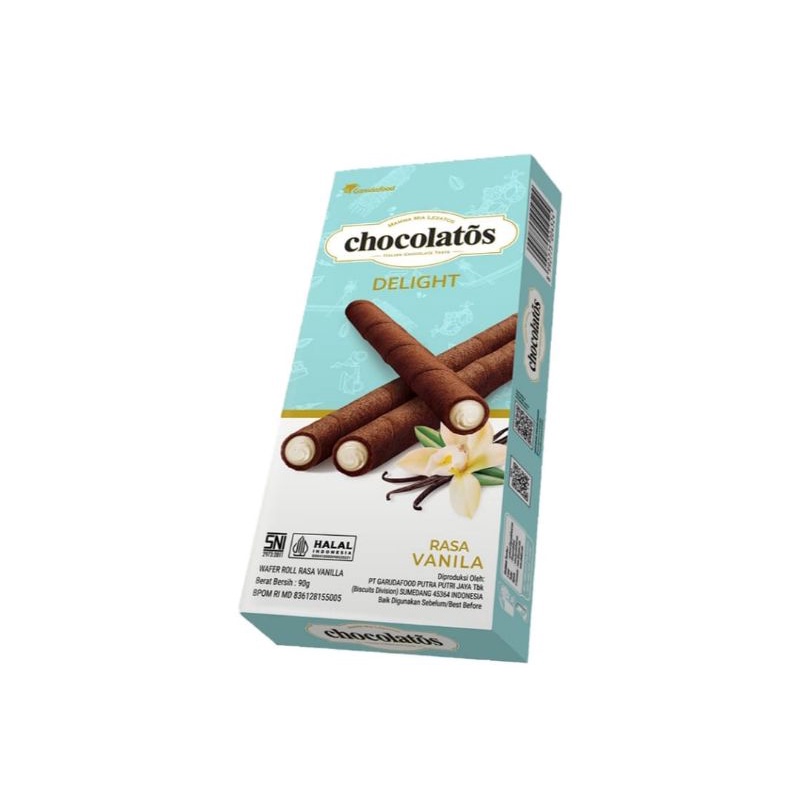 

Chocolatos Delight Wafer Roll 90gr