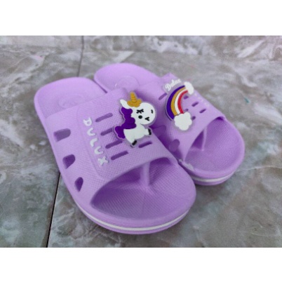 DX-269D-UNC Sandal Selop Jepit Anak Perempuan Karakter Unicorn Ukuran 24-29