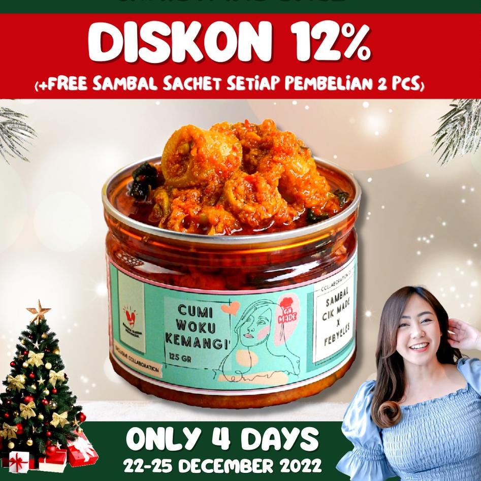 

>D2289) ⭐⭐⭐⭐⭐ Cumi Woku Kemangi " Cik Made x Febyeles " - 125 Gram