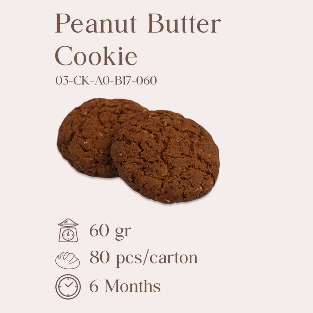 

PEANUT BUTTER COOKIE FRESH/READY-TO-EAT (KARTON)