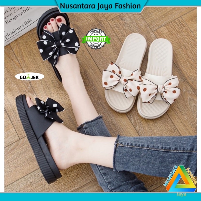 Sandal Wedges Wanita Model Pita Terbaru Balance 239-3