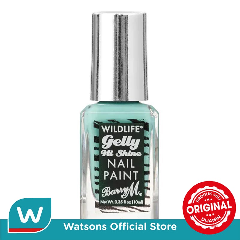 Barry M WILDLIFE® Gelly Hi Shine Nail Paint Wild Mint WLNP6