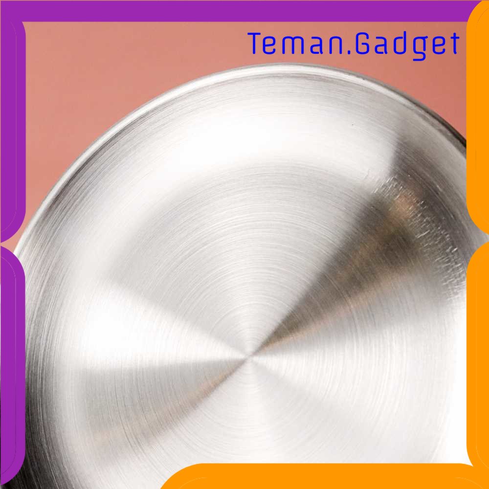 TG - DPR One Two Cups Piring Makan Nampan Baki European Style Stainless Steel - SN017