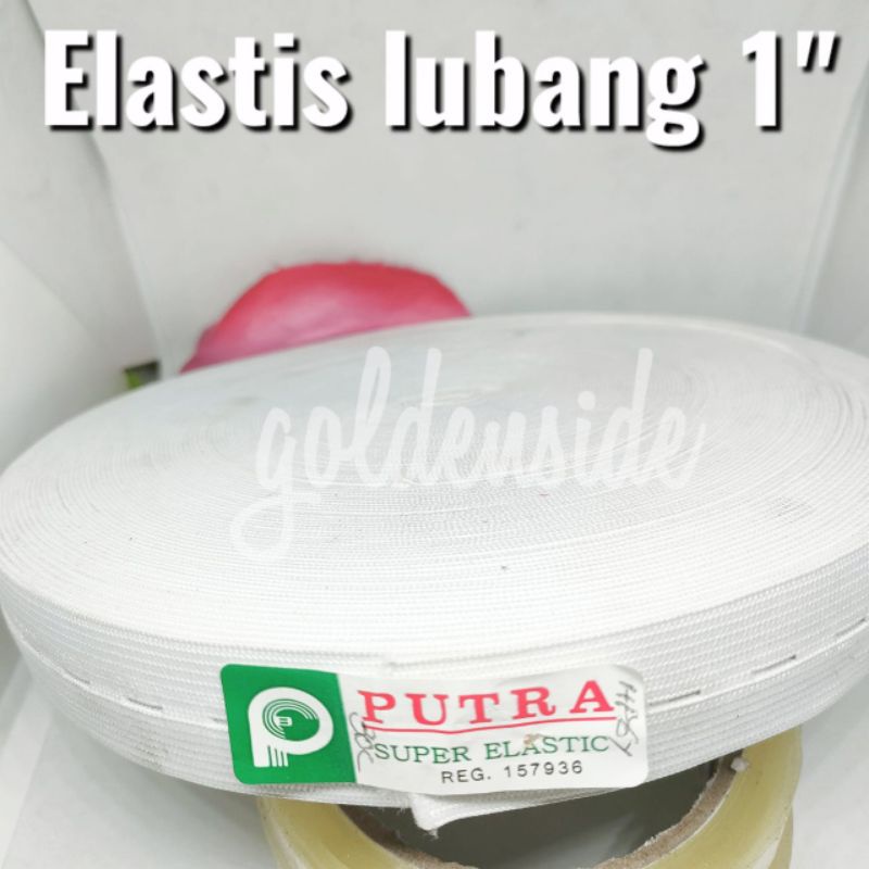 Elastis Lubang lebar 1&quot; per meter