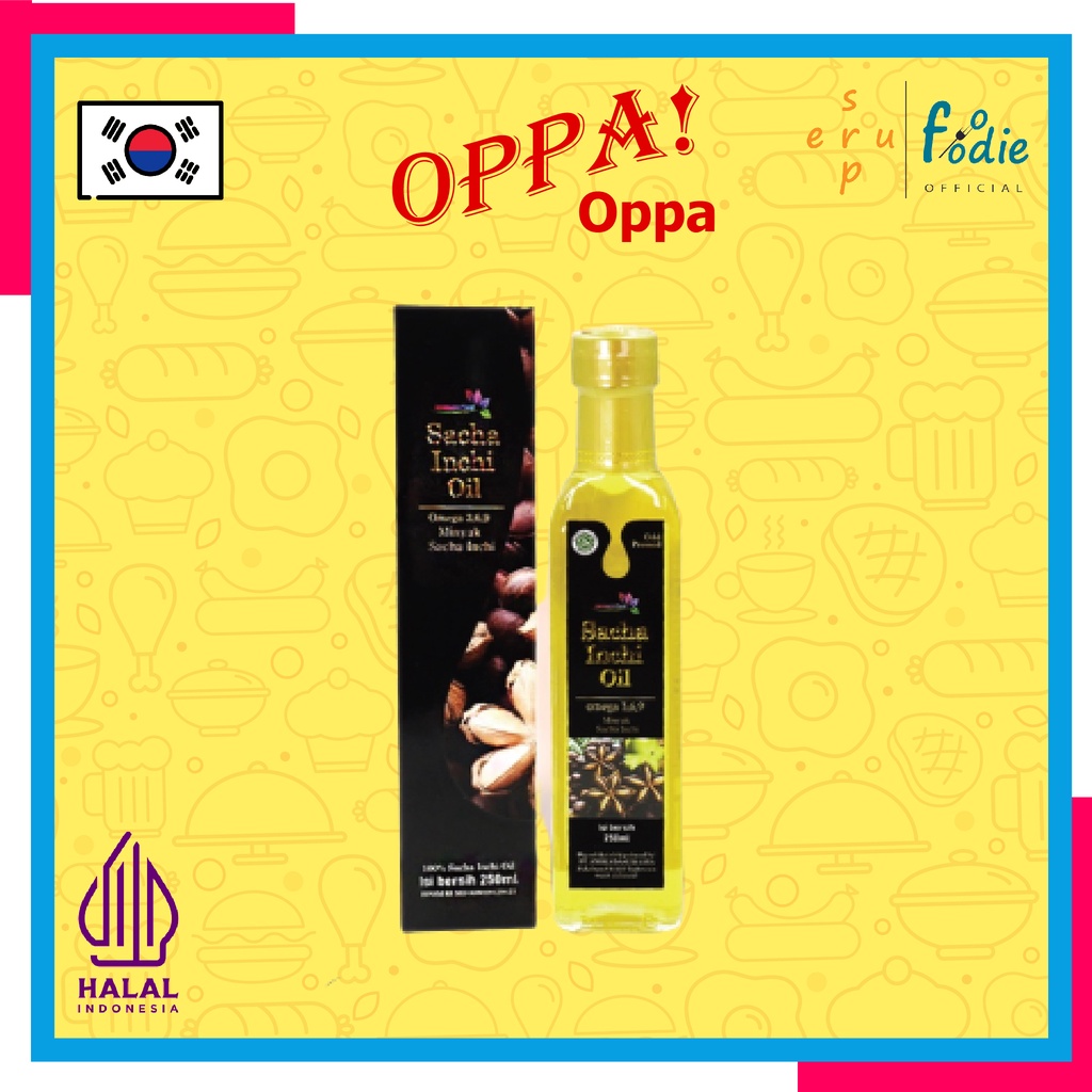 

SUPERFOODIE Minyak Sacha Inchi Korea / Sesame Oil Organik Korea / Minyak Wijen Bibimbap, Japchae, Bulgogi Korean Food Halal Sacha Inchi / Sacha Inchi Seed Cold Press 20ML