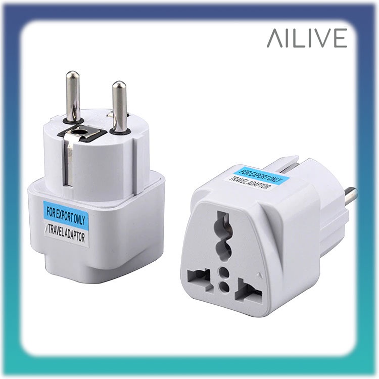 Colokan Listrik Adaptor Travel Charger SNI ALL IN ONE / Universal Sambungan Colokan International Kaki 3 Ke kaki 2