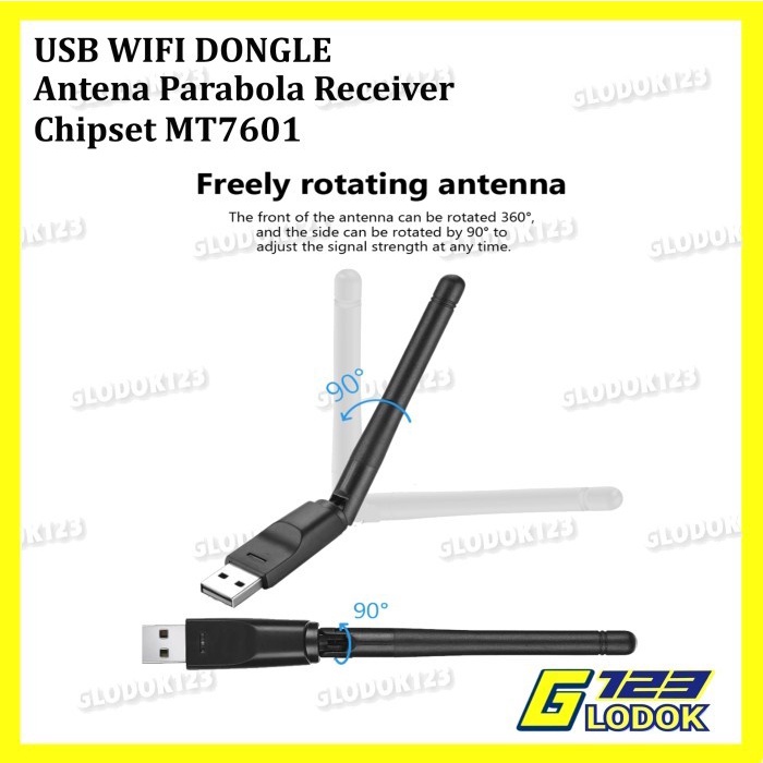 USB Wifi Set Top Box MT7601 Dongle STB Adapter Antena PC Laptop DVB T2