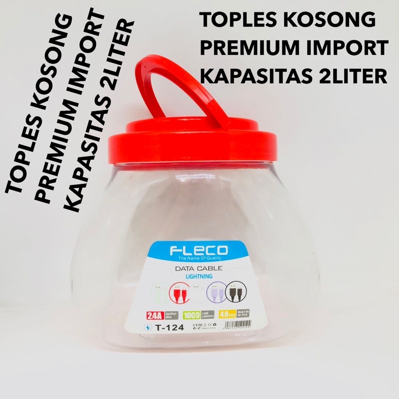 TOPLES KOSONG SERBA GUNA BAHAN IMPORT KAPASITAS 2LITER BY SMOLL