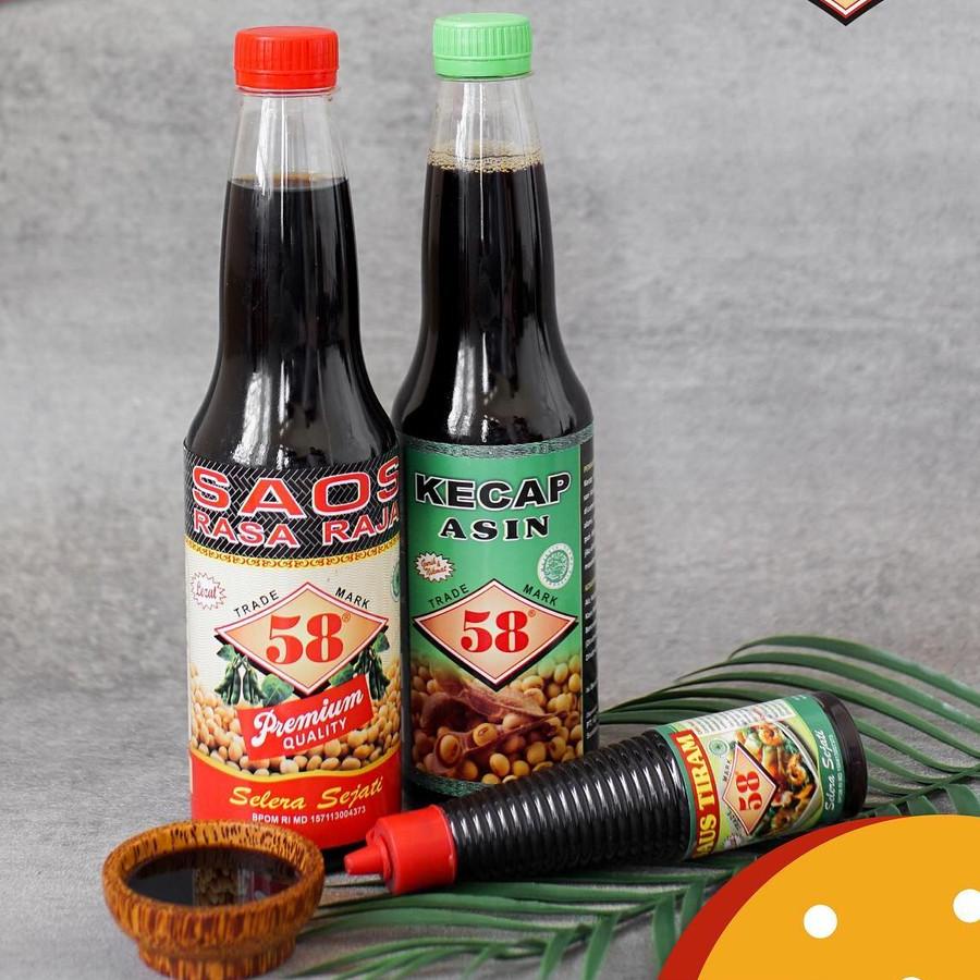

New Arrival Saos 58 - Kecap Asin Halal (600 ml) ⇘