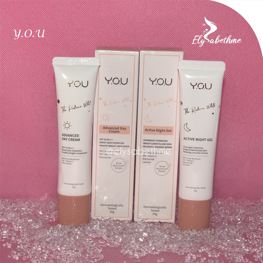 ✿ELYSABETHME✿ Y.O.U radiance white series pemutih wajah skincare ala korea mencerahkan memutihkan