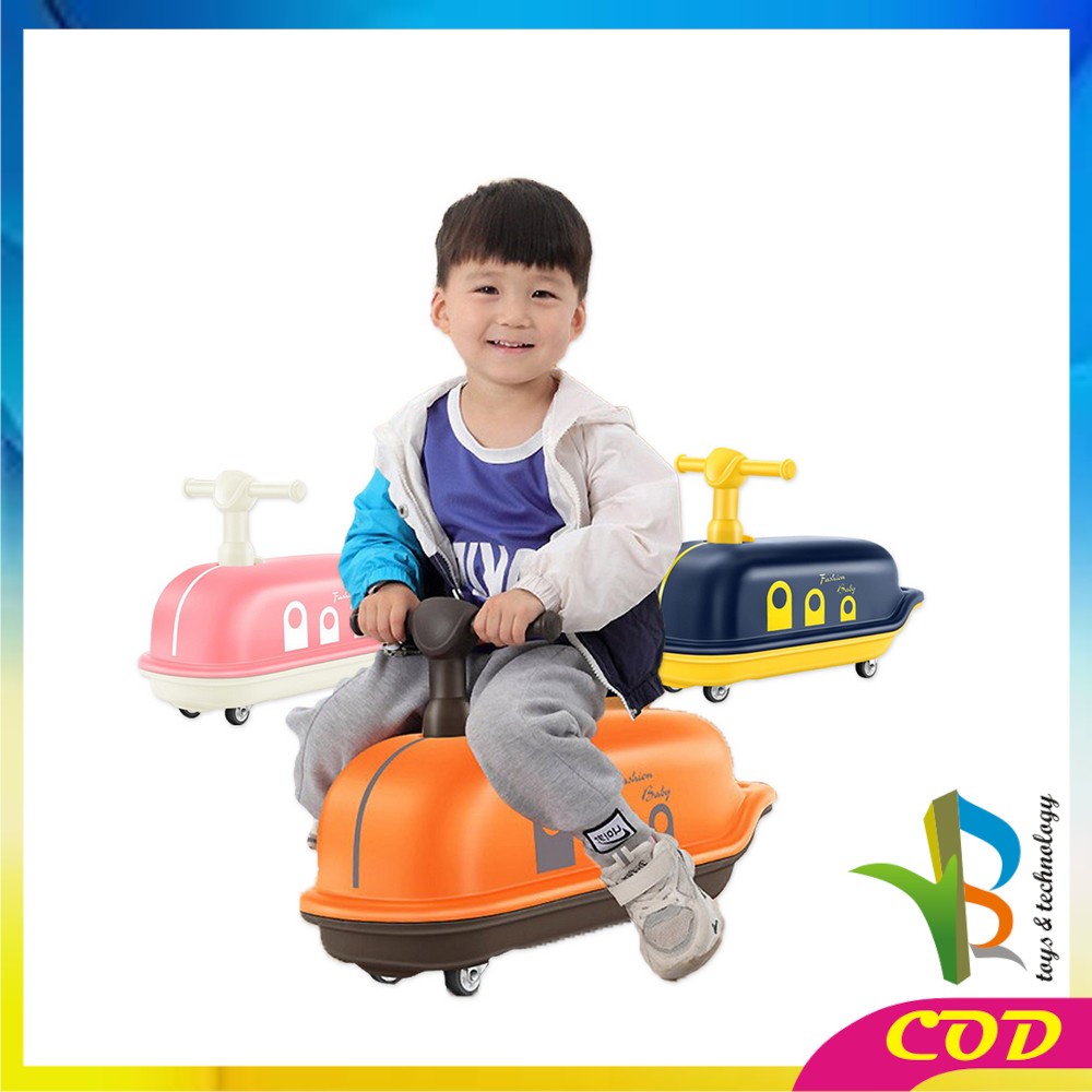 RB-M194 Mainan Mobil Mobilan Anak Dorong Kapal Selam Ada LED MUSIK Otoped Skuter Duduk Scooter Anak