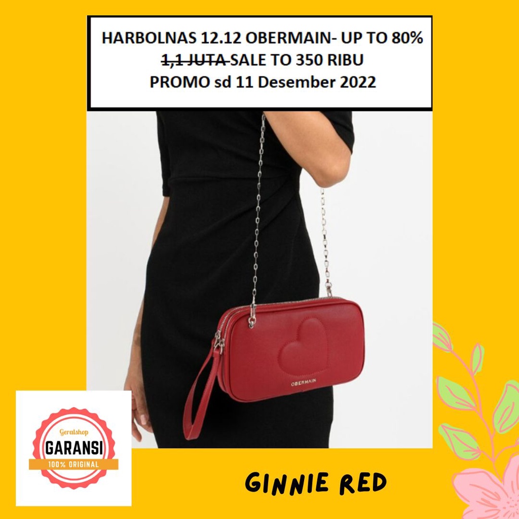 Tas selempang wanita Obermain sale GINNIE 100% ORI