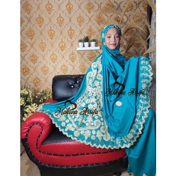 mukena mewah bordir bukittinggi bordir padang mukena hahar hantaran