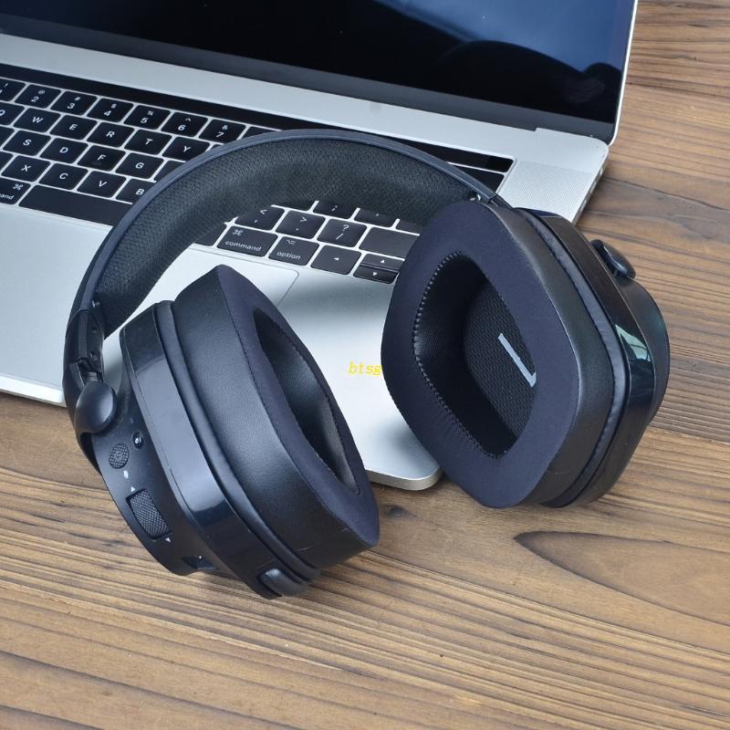 Bt Earphone Earmuff Earpads Untuk G35 G930 G933 G933S G935 G633 G633S Headphone Ear Pads Bulat Earcups Headphone Replaceme