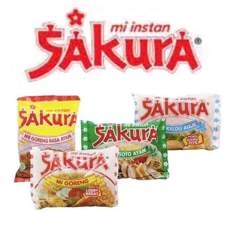 

(N-Z3Z)(㊚) Sakura Mie Instan - Mi Sakura Kuah Goreng Soto Kaldu - Mie Jadul berkualitas