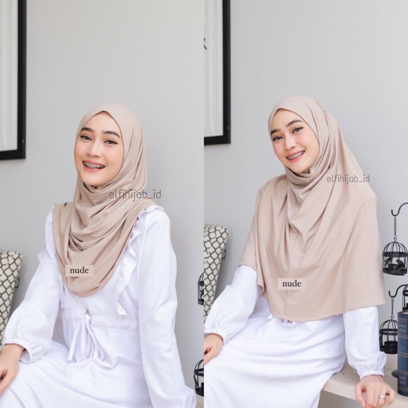 ELFIHIJAB - Jersey Instant Syari | Hijab Syari | Hijab Muslimah | Hijab Instant