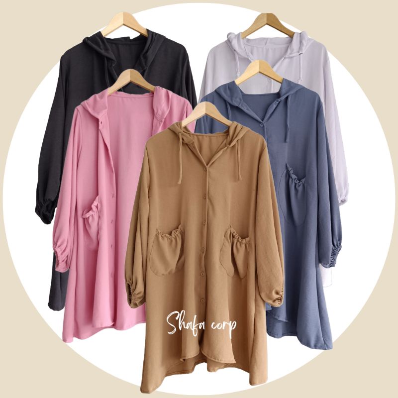 KOREAN HOODIE DRESS OVERSIZED