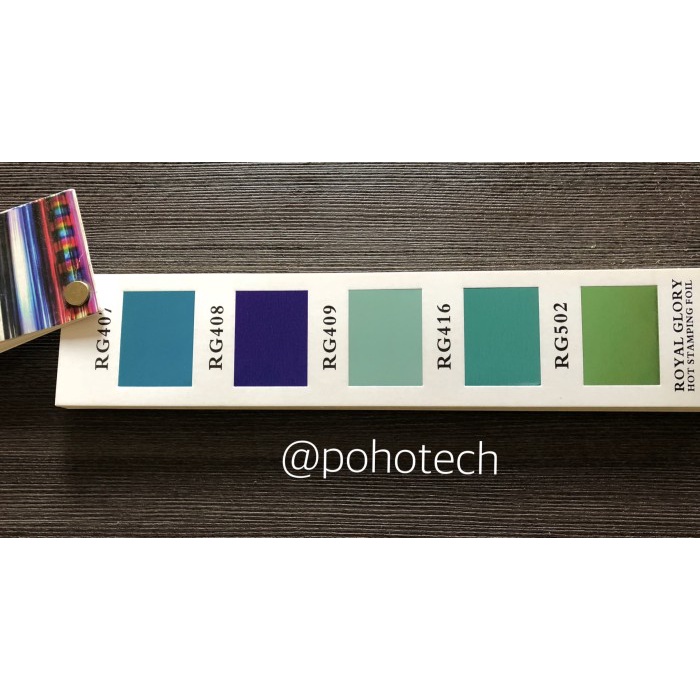 

ROYAL GLORY RG HOT STAMPING FOIL BIRU HIJAU UK 32 CM