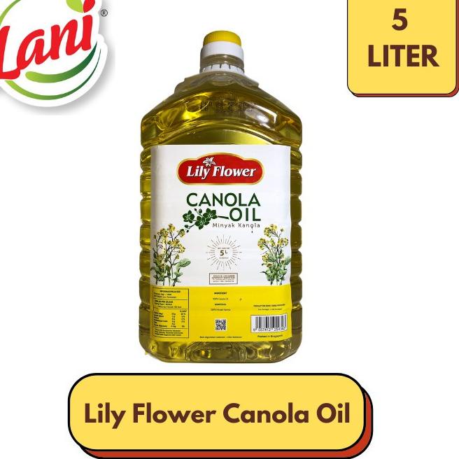 

(PROMO EA035) Lily Flower Canola Oil 5L ✻