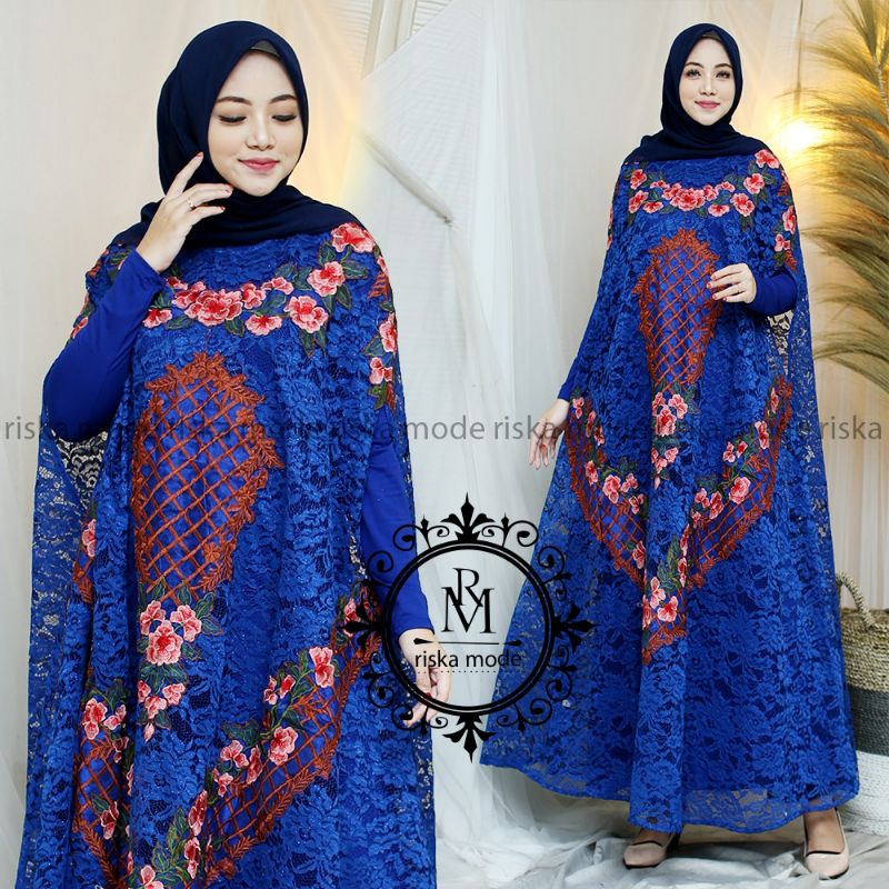 FASHION MUSLIM//KAFTAN BRUKAT SLAVINA FREE INNER GAMIS//GAMIS PESTA//SERGAMAN WISUDA//KAFTAN TERBARU//By Riska Mode