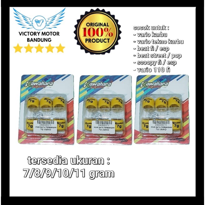 Roller Kawahara Vario Karbu Beat Fi Beat Esp Scoopy Fi Esp Beat Pop Street 7 8 9 10 11 gr gram