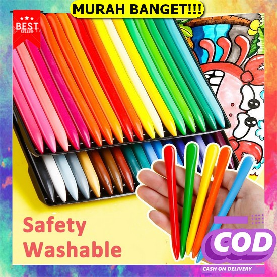 

Crayon Set 208 Pcs Alat Mewarnai Art Set Oil Pastel Crayon Warna Lengkap 1 Set Krayon Anak Pensil Warna 5 In 1 Crayon Set 208 Pcs Murah Crayon Set Isi Koper Krayon Sekolah 12/18/36Warna Cerah Bentuk Segitiga Ergonomis Tidak Beracun Bisa Dicuci