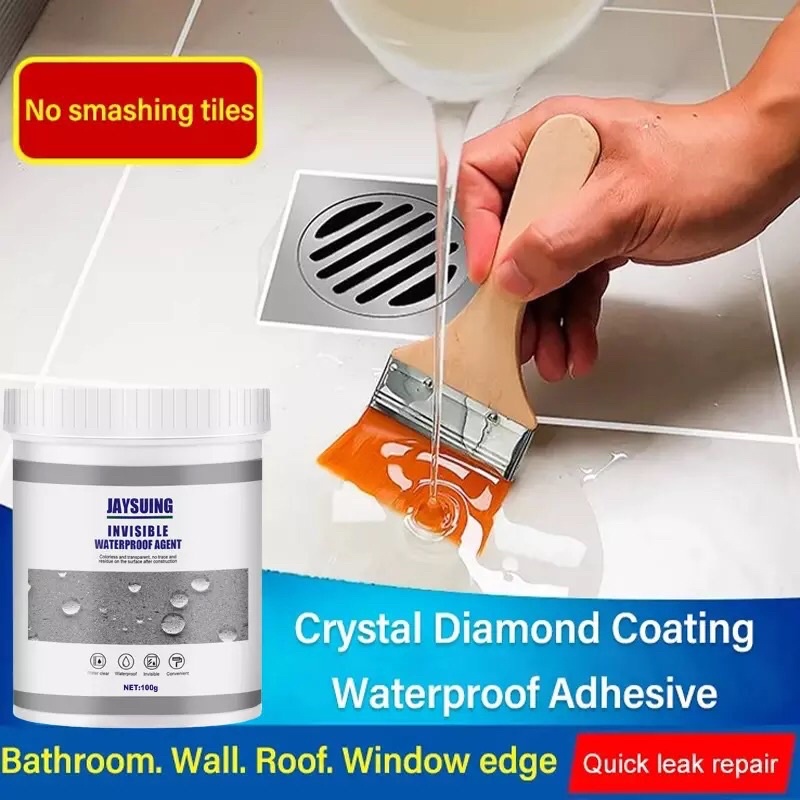 Original Jaysuing Lem Transparan Anti Bocor 100g - Waterproof Insulating Sealant