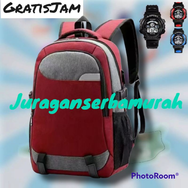 Tas ransel Sekolah SD SMP ukuran besar murah