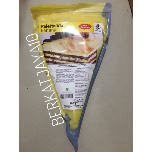 Paletta Vla Banana 500 gr Zeelandia Saus Vla Pisang ed juni 23